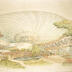 Interior Cross Section, Palace for Shams Pahlavi [version 1] ("Pearl Palace")